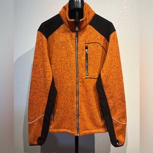 Orange & Black Wurth Ryder Full Zip Sweatshirt - Size L (Men’s)